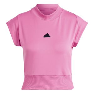 Adidas T-shirt Z.N.E. manche courte rose noir femme - XL