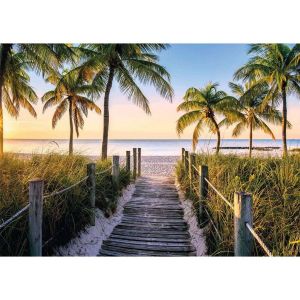 Nathan Puzzle 1000 pièces - Plage de Floride - Susanne Kremer - Adultes et enfants dès 14 ans - Puzzle de qualité supérieure - Collection Évasion - 12000916