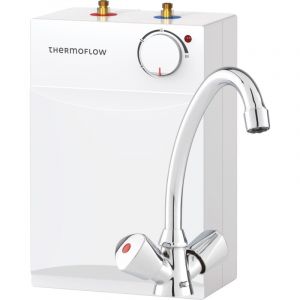 Thermoflow Chauffe-eau sous-&eacute;vier UT 5 Combi / Chauffe-eau sous-&eacute;vier sans pression UT 5, 5 litres, 230 V, blanc / avec mitigeur basse pression QMIX12