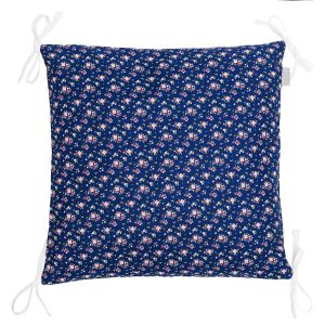 Sevira Kids Taies de coussin pour tour de lit modulable bleu marine bébé
