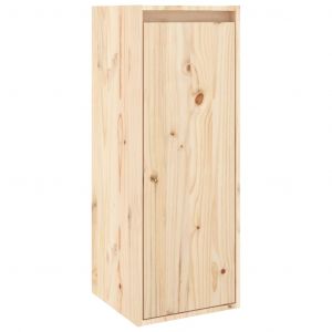 VidaXL Armoire murale 30x30x80 cm Bois de pin massif