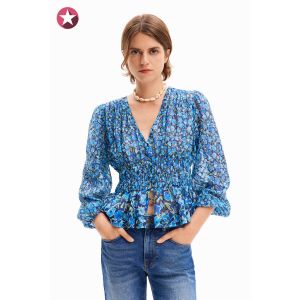 Desigual Blouses BLUS_ZOÉ Bleu - Taille EU S,EU M,EU L,EU XL