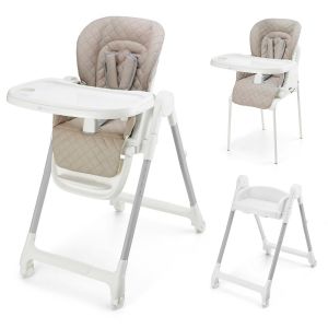Kinderkraft Chaise haute 3-en-1 TULO beige