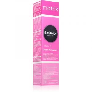 Matrix SoColor Pre-Bonded tart&oacute;s hajfest&eacute;k ősz szőrsz&aacute;lak elfed&eacute;s&eacute;re &aacute;rnyalat 7N 90 ml