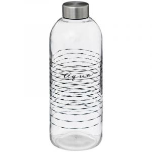 Bouteille en Verre "Aqua" 1L Transparent Prix