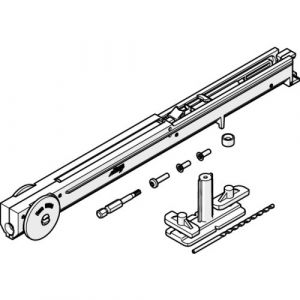 Hawa Amortisseur - freinage pour porte coulissante - Soft Move 120