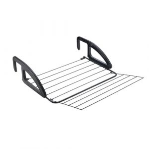Metaltex Onyx pour Balcon 62x61x17 cm Noir