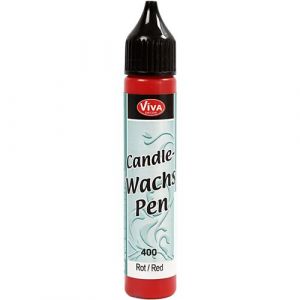 Viva Decor Bougies décoratives 25 ml rouge