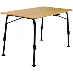 Soplair Table agora plateau bambou 4 personnes pieds réglables camping car