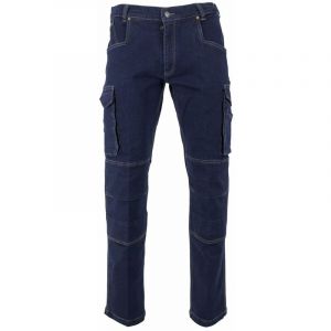 LMA Jean's Bleu Baril Multipoches en Denim Stretch-56