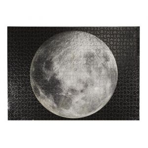 Puzzle Lune "1000 Pièces" 48x73cm Noir & Gris Prix
