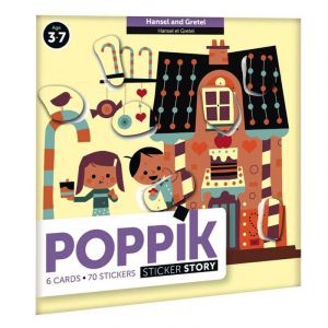 Poppik Conte en stickers - Hansel et Gretel