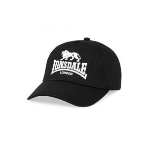 Lonsdale BECKBURY Casquette, Noir/Blanc, Taille Unique Homme