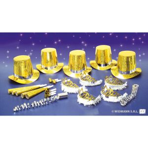 Kit cotillons or Holo (10 personnes)