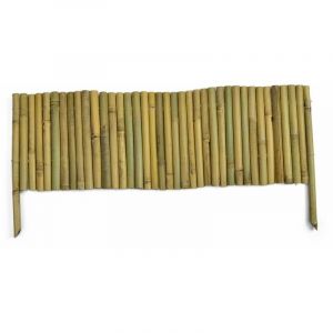 Image de Bordure d'herbe Bambou Barri&egrave;re contre les racines Installation facile 30 x 100 cm
