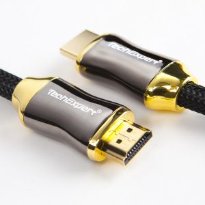 Image de TechExpert Câble HDMI pro 2.0 ultra HD 2160p 0.5 mètre 3D Full HD 1080p ARC