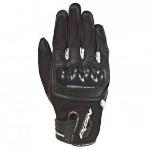 Image de Ixon Gants été textile/cuir RS Rise Air noir/blanc - S