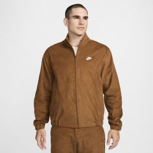 Nike Veste Harrington en velours c&ocirc;tel&eacute; Sportswear Club pour homme - Marron - Taille XXL - Male