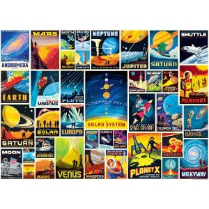 Image de Master pieces Affiches Vintage - Voyage Dans L'Espace