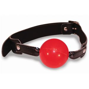 Image de Sportsheets Collier Balle Rouge Pleine