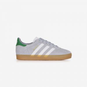 Adidas Gazelle Gris/vert - Enfant -