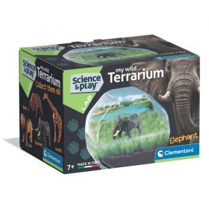 Clementoni Jeu de science et d'exp&eacute;rience Mini Terrarium El&eacute;phant