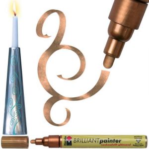 Marabu Feutre - Brilliant painter - Cuivre Brillant - 2 - 4 mm