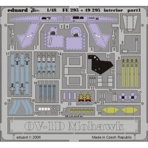 Eduard MAQUETTE OV-1D MOHAWK INT.RODEN 1/48 49295