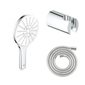 Image de Grohe Douchette 3 jets Vitalio Smartactive ronde avec flexible 200 et support rond