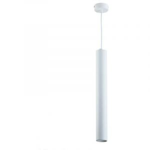 Optonica Suspension Moderne GU10 Blanche Diffuseur Blanc H50cm