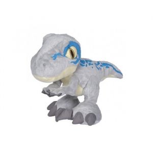 Nicotoy Peluche dinosaure t-rex gris 26 cm - dino tyrannosaure - doudou enfant - jurassic world - nouveaute