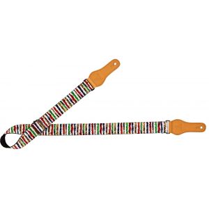 Image de Ortega Courroie ukulélé - longueur 1390mm / 54,33" (Max) / largeur 37mm - striped (OCS-500U)