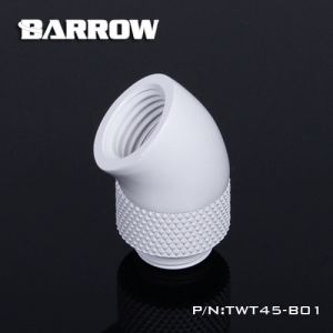 Barrow Embout à 45° rotatif pour tube de 12mm - Blanc