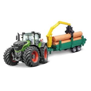 Bburago 1/43 COLLECTION FERME - Tracteur FENDT + remorque à friction