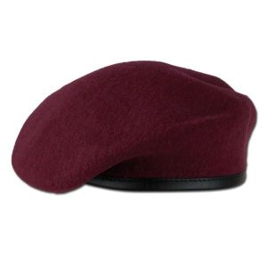 Trevi BERET ROUGE 100 % PURE LAINE TAILLE 56