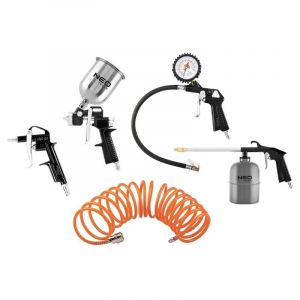 Kit d'accessoires pneumatique 5 pièces NEO TOOLS 14-699
