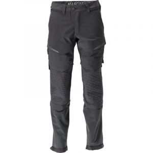 Mascot Pantalon avec poches genouill&egrave;res Ultimate - L&eacute;ger et hydrofuge - 22279-605-Noir-48