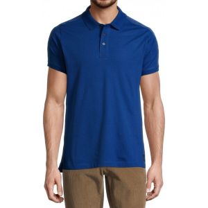 Cerruti Polo Manches Courtes Coton Doux Bande Logo &Eacute;paule Ballabile Homme