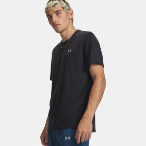 Under Armour Velociti Maillot de course Hommes-noir, argent, Taille XXL