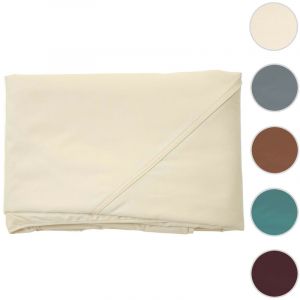 Mendler HW - Toile de rechange pour pergola pavillon Almeria &oslash; 3m rouge-marron