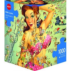 Heye Puzzle Boite Triangulaire - Insta Girls Life