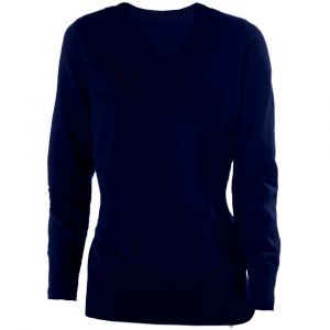 Kariban Pull Femme Col V XS bleu marine