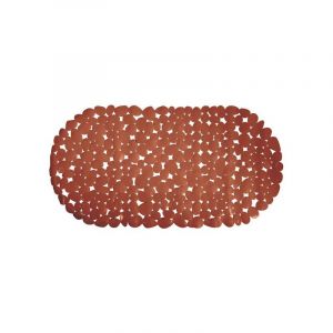 Image de MSV Tapis antidérapant fond de baignoire pvc 39x99 Terracotta - Terracotta