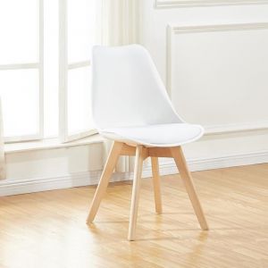 Designetsamaison - Chaise scandinave blanches - Bjorn Blanc