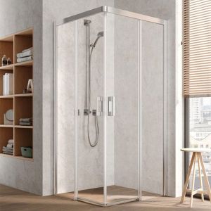 Kermi Pega Porte coulissante, pour accès d'angle, PEC2R09318VPK, PEC2R