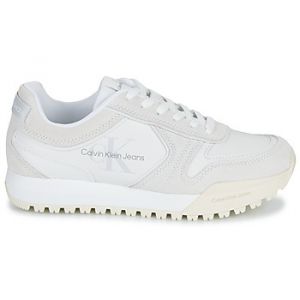 Calvin Klein Chaussures Jeans Toothy Runner Irregular blanc pur femme - 36
