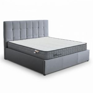 Pack Lit-coffre Luftani Matelas Bedream Velours Argent