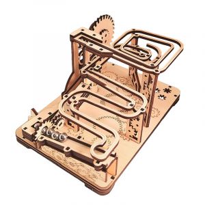 Dam Maquette en bois 3d, avec mouvement m&eacute;canique design de lance-pierre m&eacute;canique