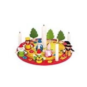 Image de Goki 60993 - Couronne d'anniversaire avec 11 figurines