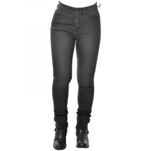 Overlap Jeans moto femme Jessy noir- 36